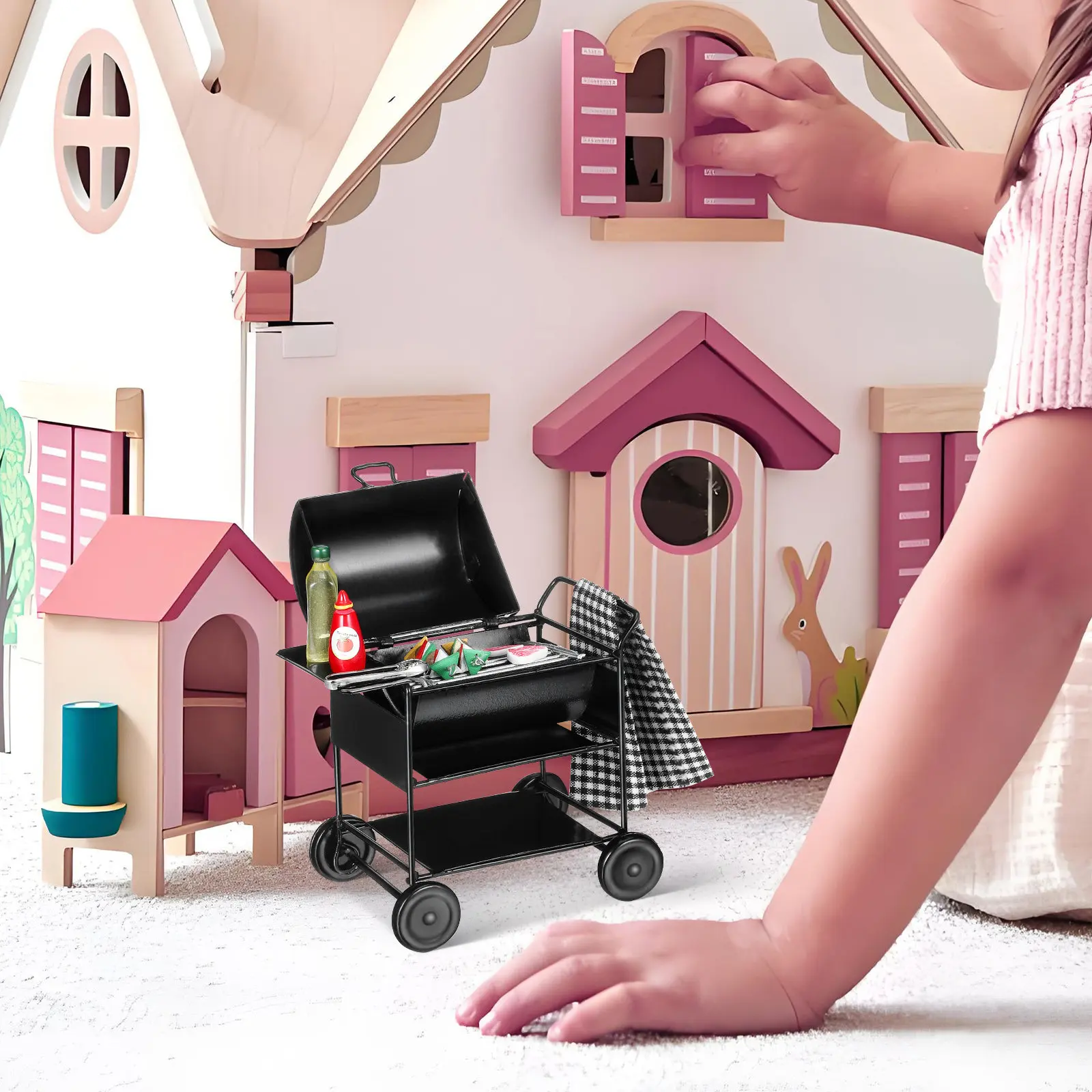 1Set Mini Bbq Rack Compact Lightweight Realistic Barbecue Grill for Mini House Decoration Pretend Play Kitchen Accessories
1Set Mini Bbq Rack Compact Lightweight Realistic Barbecue Grill for Mini House Decoration Pretend Play Kitchen Accessories