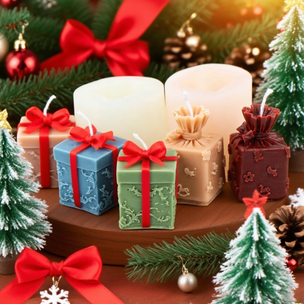 3D Xmas Gift Box Silicone Candle Mold Square Bow Ornate Pattern for Epoxy Resin Soap Making Xmas Party Favors Home Desk Decor
3D Xmas Gift Box Silicone Candle Mold Square Bow Ornate Pattern for Epoxy Resin Soap Making Xmas Party Favors Home Desk Decor