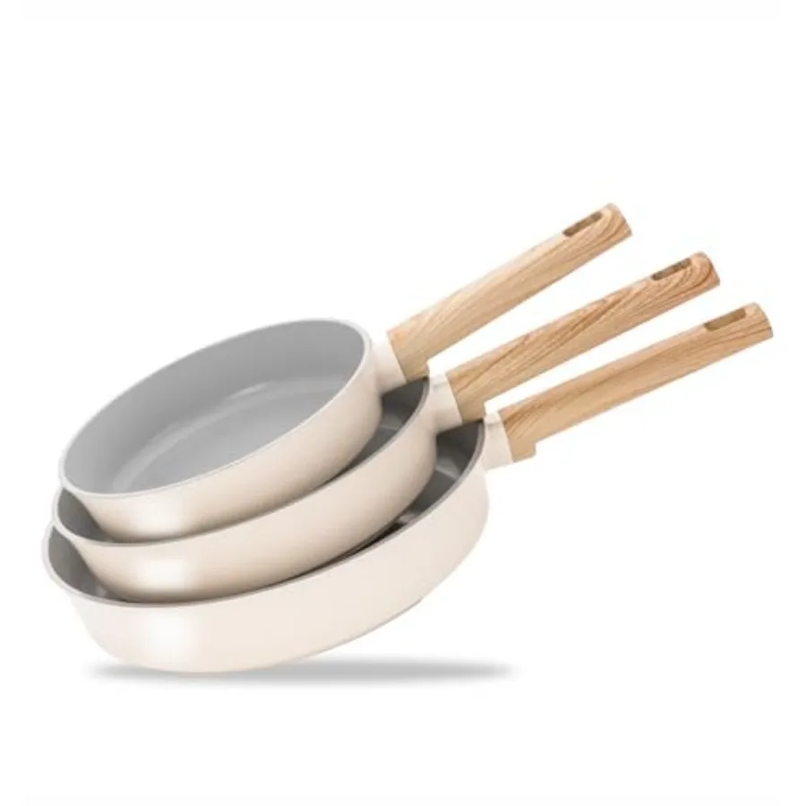 Non Stick Fryg Pans Set 3 Pcs Nonstick Ceramic Fryg Pans Heat-Resistant Handle " 9.5" 11" Non Toxic Cookg Pan Set duction Compa
Non Stick Fryg Pans Set 3 Pcs Nonstick Ceramic Fryg Pans Heat-Resistant Handle " 9.5" 11" Non Toxic Cookg Pan Set duction Compa