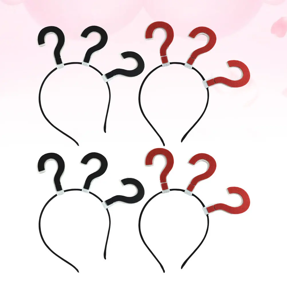 Набор из 4 повязок на голову с вопросительным знаком, креативные тканевые повязки для волос, привлекательные праздничные украшения для головы, аксессуары для волос на вечеринку или день рождения, красный и черный цвета
Набор из 4 повязок на голову с вопросительным знаком, креативные тканевые повязки для волос, привлекательные праздничные украшения для головы, аксессуары для волос на вечеринку или день рождения, красный и черный цвета