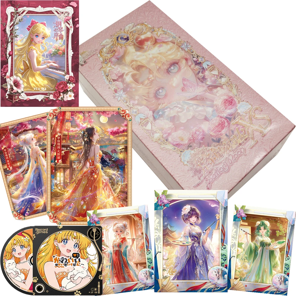 Japanese Anime Sailor Moon Collection Cards Cartoon Protagonist High Quality Lovely Pretty Magical Girls HD Craft Character Card
Japanese Anime Sailor Moon Collection Cards Cartoon Protagonist High Quality Lovely Pretty Magical Girls HD Craft Character Card