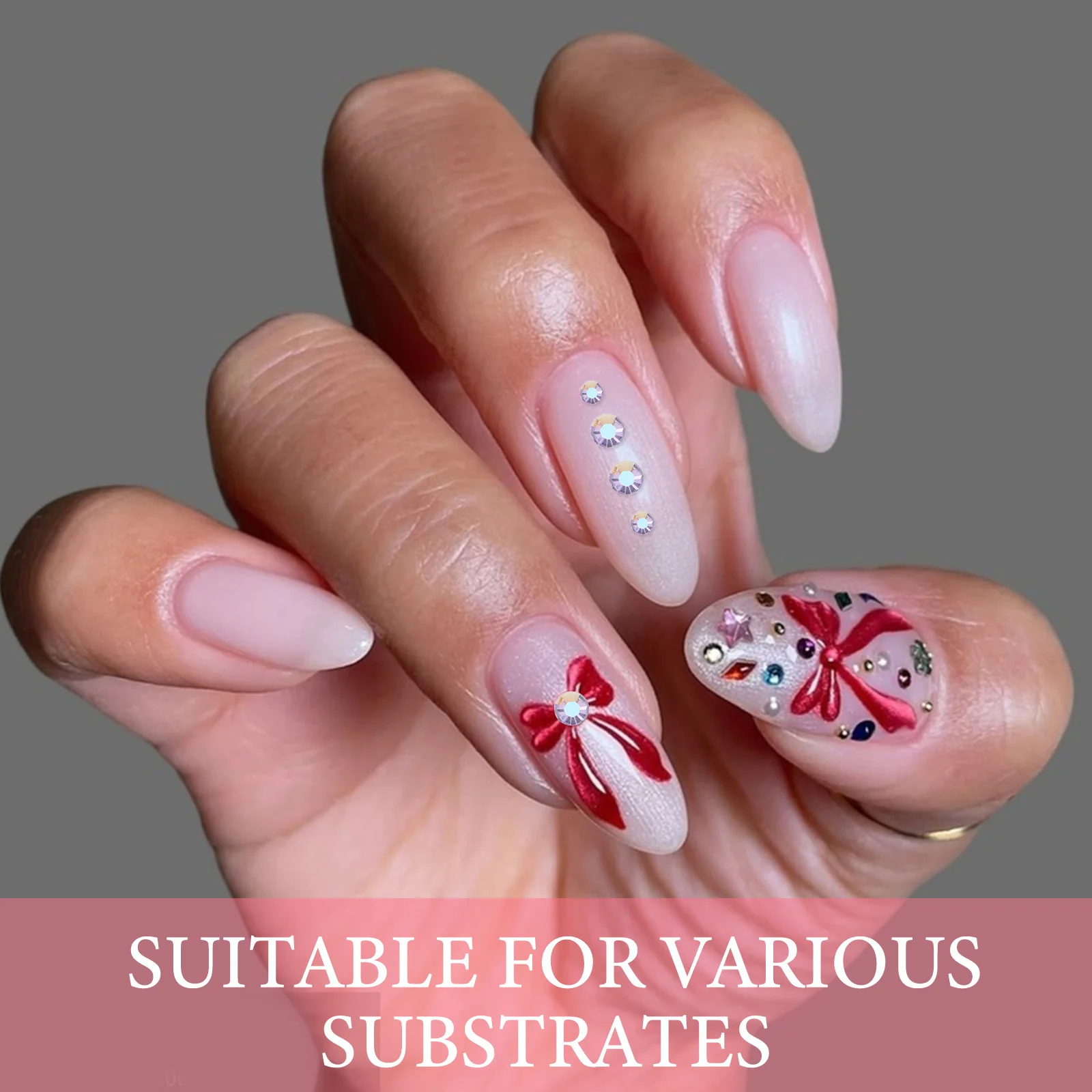 1Set Resin Jelly Rhinestones Flatback Mixed Sizes 2-6Mm Nail Charms for DIY Nail Art Scrapbooking Phone Case Decoration
1Set Resin Jelly Rhinestones Flatback Mixed Sizes 2-6Mm Nail Charms for DIY Nail Art Scrapbooking Phone Case Decoration