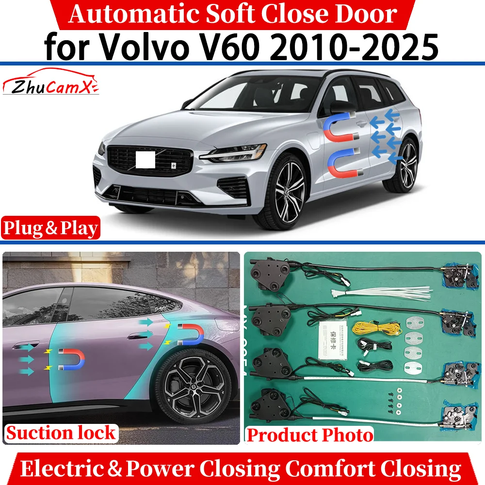 Car Automatic Door Latch for Volvo V60 2010-2025 Electric Power Comfort Soft Close Door Closing Automatic Door Closer Actuator
Car Automatic Door Latch for Volvo V60 2010-2025 Electric Power Comfort Soft Close Door Closing Automatic Door Closer Actuator
