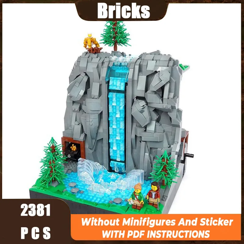 Moc building block building model functional waterfall technology modular building block holiday gift children's toy DIY set
Moc building block building model functional waterfall technology modular building block holiday gift children's toy DIY set