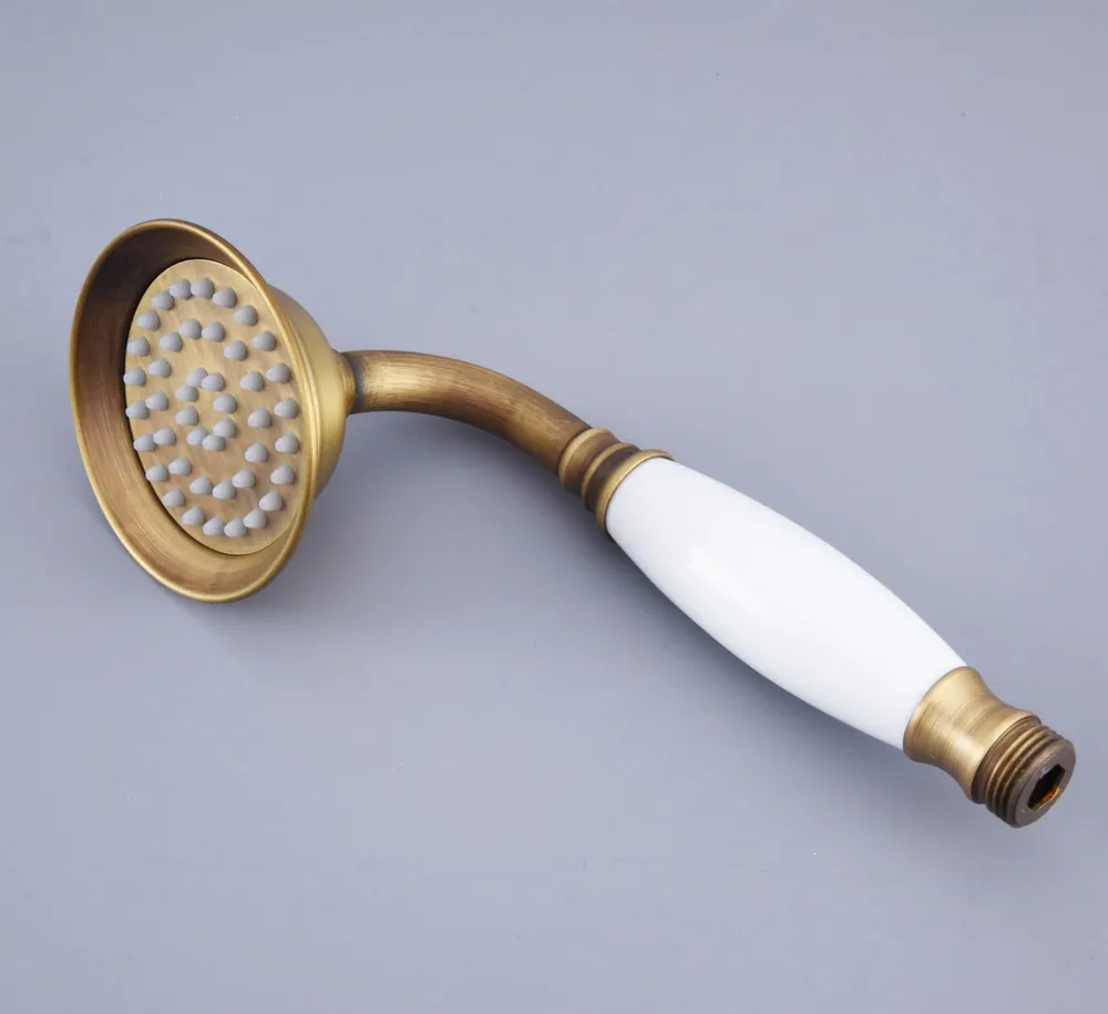 Vintage Retro Antique Brass Bathroom Replacement Handheld Shower Head Telephone Style for Bathroom Faucet Spray Dhh112
Vintage Retro Antique Brass Bathroom Replacement Handheld Shower Head Telephone Style for Bathroom Faucet Spray Dhh112