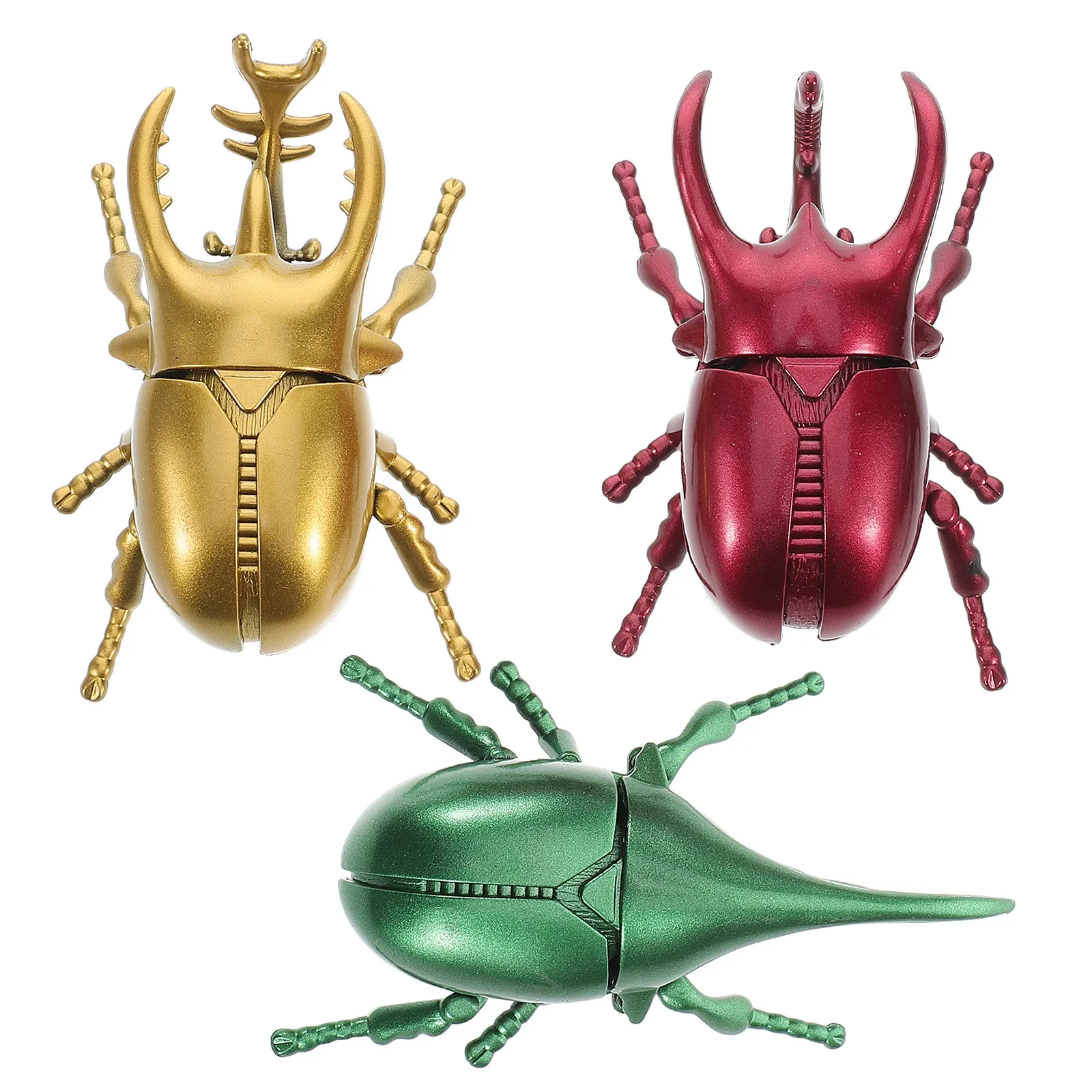 3Pcs Lifelike Beetle Models Gold Green Red Sturdy Windup Mechanism Fun Hands-on Play April Fool's Day Favor Halloween Cosplay
3Pcs Lifelike Beetle Models Gold Green Red Sturdy Windup Mechanism Fun Hands-on Play April Fool's Day Favor Halloween Cosplay