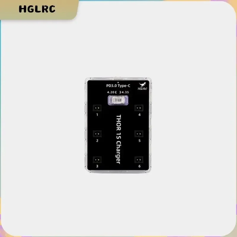 HGLRC Thor 1S Зарядное устройство V2 6-портовый литиевый аккумулятор LiPo США/ЕС с зарядкой Макс. 65 Вт PH2.0 MX2.0 A30 BT2.0 для FPV RC Самолет Автомобильный дрон
HGLRC Thor 1S Зарядное устройство V2 6-портовый литиевый аккумулятор LiPo США/ЕС с зарядкой Макс. 65 Вт PH2.0 MX2.0 A30 BT2.0 для FPV RC Самолет Автомобильный дрон