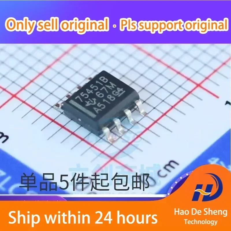 10PCS/LOT SN75451BD SN75451BDR 75451B SOP8 Gate Driver IC New Original In Stock
10PCS/LOT SN75451BD SN75451BDR 75451B SOP8 Gate Driver IC New Original In Stock