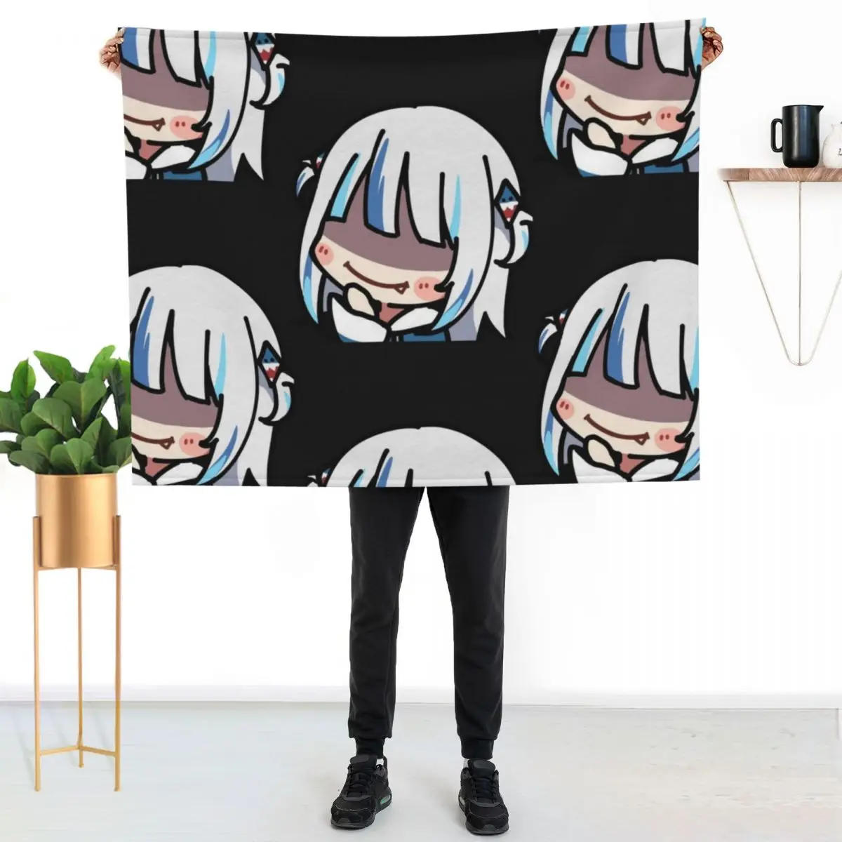 Gawr Gura Hololive Smug Throw Blanket Warm Accent Blanket for Living Room Decoration
Gawr Gura Hololive Smug Throw Blanket Warm Accent Blanket for Living Room Decoration