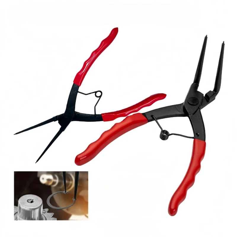 180° Bent Snap-Ring Pliers Heavy-duty Cylinder Internal Ring Remover 90/180 Degrees Bending Pliers Long Nose 90°
180° Bent Snap-Ring Pliers Heavy-duty Cylinder Internal Ring Remover 90/180 Degrees Bending Pliers Long Nose 90°