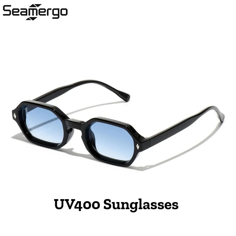 SEAMERGO Men's Classic Square Small Frame Sunglasses Men's Women's Fashion Trend Glasses New Retro Luxury UV400 Sunglasses
SEAMERGO Men's Classic Square Small Frame Sunglasses Men's Women's Fashion Trend Glasses New Retro Luxury UV400 Sunglasses