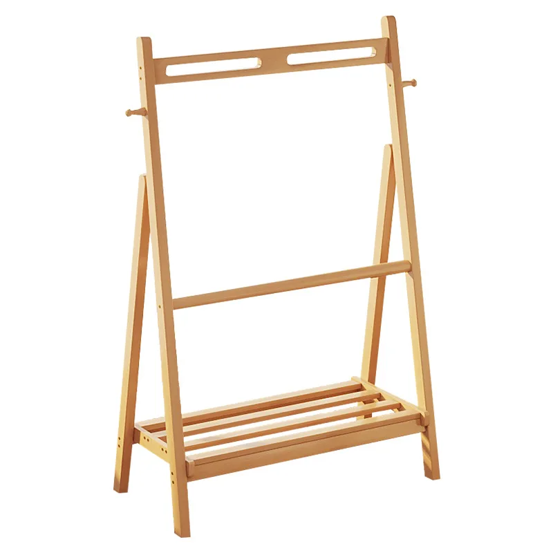 Folding coat rack, bedroom floor-to-ceiling hanger, removable folding storage drying rack at the end of the bed
Folding coat rack, bedroom floor-to-ceiling hanger, removable folding storage drying rack at the end of the bed