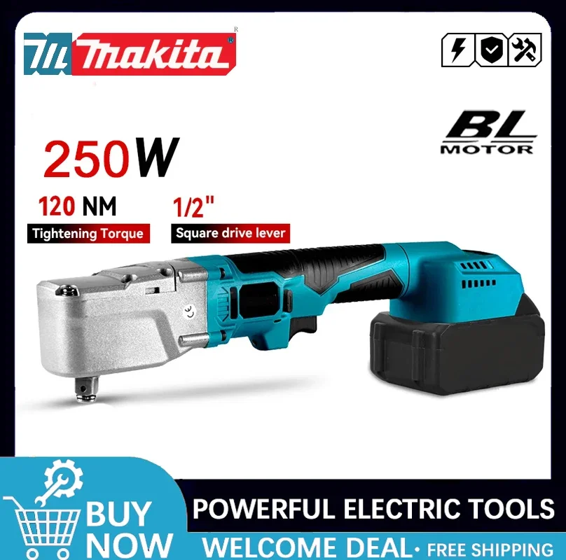 Аккумуляторный бесщеточный гайковерт Makita 21В, 120 Нм, электрический беспроводной дрель-шуруповерт 1/2'' для снятия винтов и гаек, совместим с Milwaukee/DeWALT
Аккумуляторный бесщеточный гайковерт Makita 21В, 120 Нм, электрический беспроводной дрель-шуруповерт 1/2'' для снятия винтов и гаек, совместим с Milwaukee/DeWALT