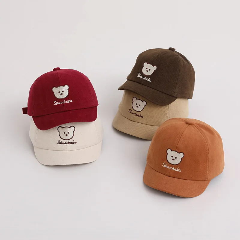 Fashion Patchwork Baby Baseball Hat Cartoon Cute Bear Embroidery Adjustable Peaked Cap Boy Girl Toddler Kids Sunshade Hat
Fashion Patchwork Baby Baseball Hat Cartoon Cute Bear Embroidery Adjustable Peaked Cap Boy Girl Toddler Kids Sunshade Hat