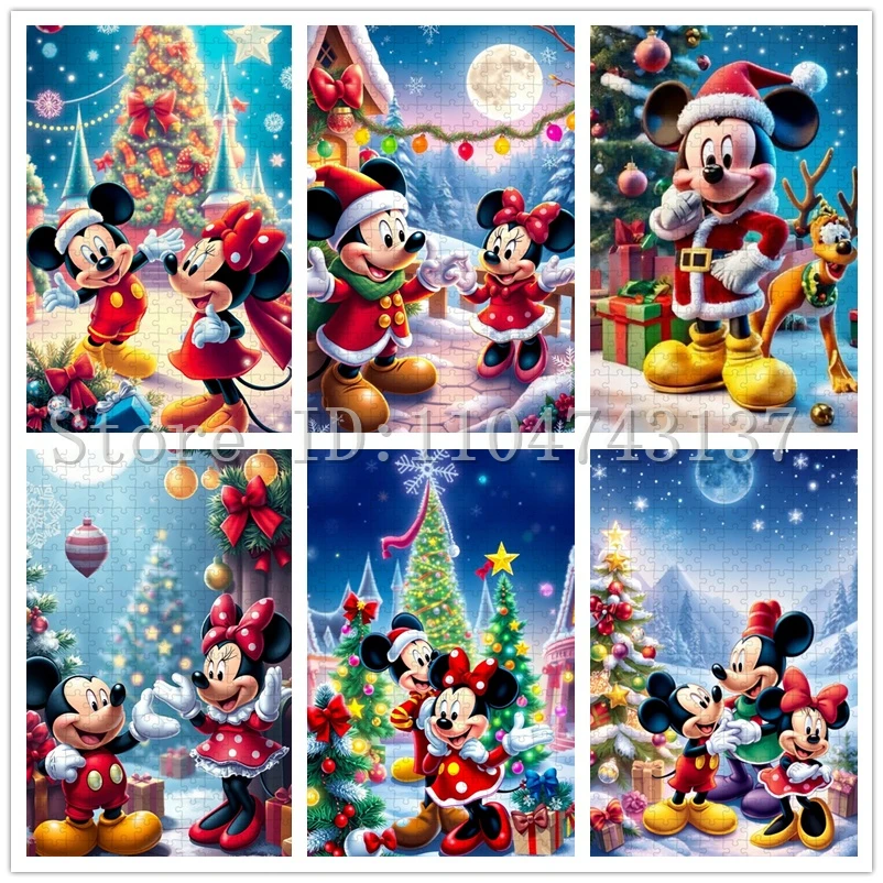 Disney Christmas Puzzles for Adults Stress Relief Toys Mickey Minnie Cartoon Jigsaw Puzzles Xmas New Year Gifts
Disney Christmas Puzzles for Adults Stress Relief Toys Mickey Minnie Cartoon Jigsaw Puzzles Xmas New Year Gifts