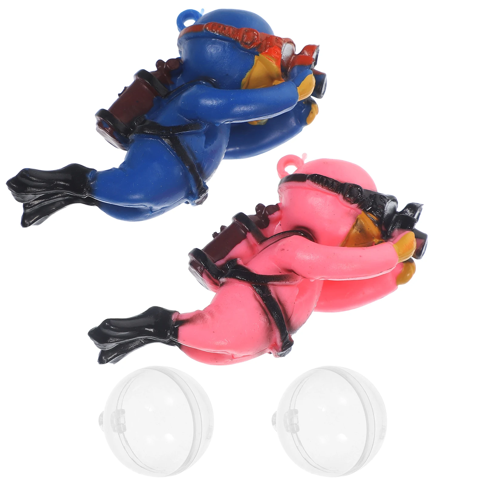 2pcs Fish Tank Decorations Diver Aquarium Floating Accessories Small Action Figures for Tanks Vivid Realistic Fine Workmanship
2pcs Fish Tank Decorations Diver Aquarium Floating Accessories Small Action Figures for Tanks Vivid Realistic Fine Workmanship