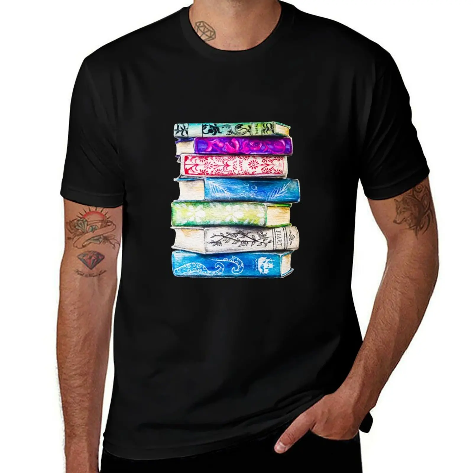 Stack of Books T-Shirt t shirt for man black cotton t-shirt plain for man package T-Shirt
Stack of Books T-Shirt t shirt for man black cotton t-shirt plain for man package T-Shirt