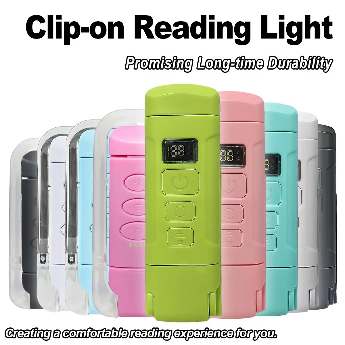 GEFENSIUSB Rechargeable LED Book Light Lights Bookmarks On Eye-protection Lamp Folding Night Brightness Reading Mini Bedside Tab
GEFENSIUSB Rechargeable LED Book Light Lights Bookmarks On Eye-protection Lamp Folding Night Brightness Reading Mini Bedside Tab