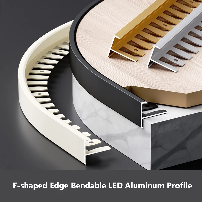Recessed Curved LED Aluminum Profile Stair Non-Slip Strip Step Edge Banding DIY Flat Stitching Floor Bendable Hard Strip Light
Recessed Curved LED Aluminum Profile Stair Non-Slip Strip Step Edge Banding DIY Flat Stitching Floor Bendable Hard Strip Light