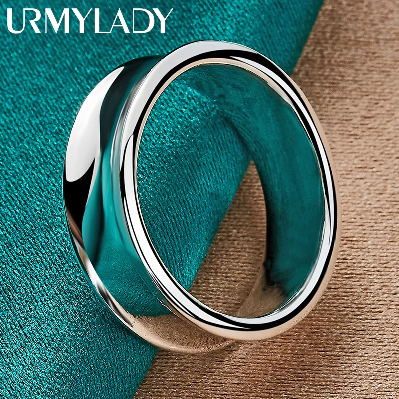URMYLADY 925 Sterling Silver Concave 7-10# Ring For Women Fashion Wedding Party Charm Jewelry
URMYLADY 925 Sterling Silver Concave 7-10# Ring For Women Fashion Wedding Party Charm Jewelry