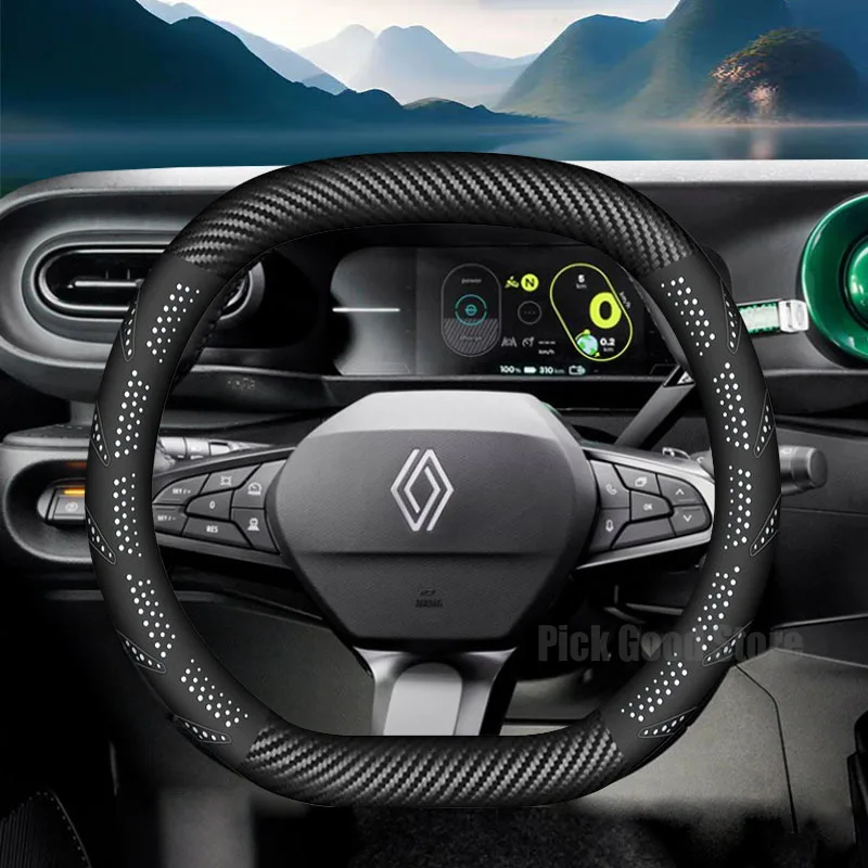 Double D Leather car steering wheel cover for Renault EV Austral E-Tech Rafale Espace 2022-2025 2026 Anti Slip Car Accessories
Double D Leather car steering wheel cover for Renault EV Austral E-Tech Rafale Espace 2022-2025 2026 Anti Slip Car Accessories