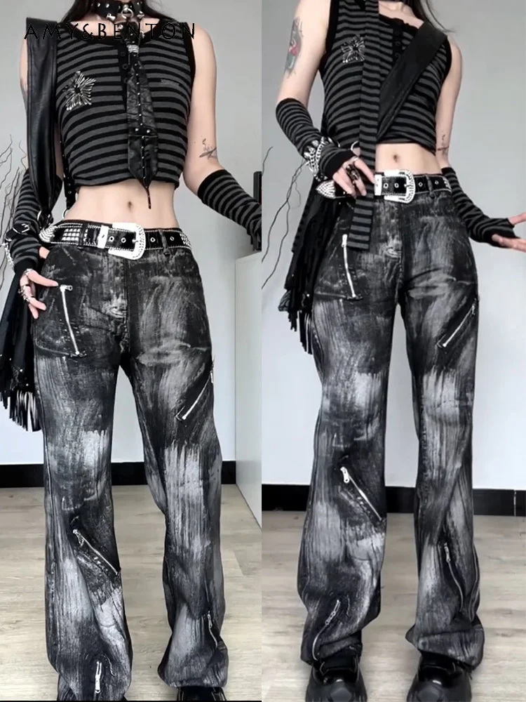 Subculture Y2k Micro-horn Jeans Women's Summer Design Sense American High Waist Thin Large Size Zipper Pants
Subculture Y2k Micro-horn Jeans Women's Summer Design Sense American High Waist Thin Large Size Zipper Pants