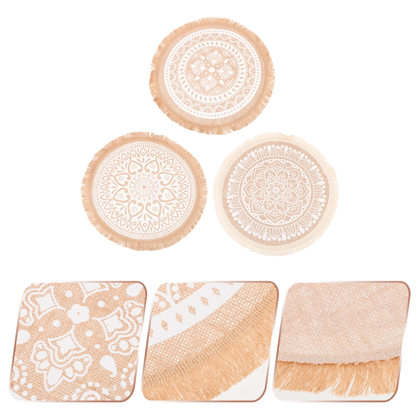 M ala M ala Round Cup Mats Tassel Design Set 6 Round Placemats Dining Table Decor Circle Farmhouse Mat Home Textile
M ala M ala Round Cup Mats Tassel Design Set 6 Round Placemats Dining Table Decor Circle Farmhouse Mat Home Textile
