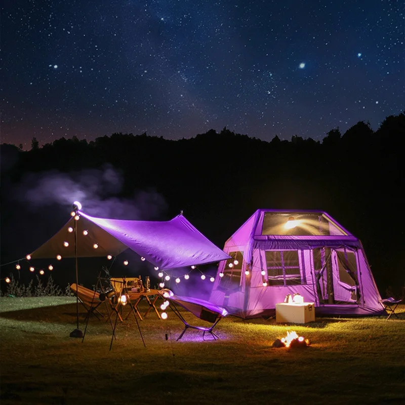 Instant Setup Inflatable Camping Tent, 4 Season Waterproof Tent with UV Protection & Mosquito Net for Outdoor Hiking
Instant Setup Inflatable Camping Tent, 4 Season Waterproof Tent with UV Protection & Mosquito Net for Outdoor Hiking