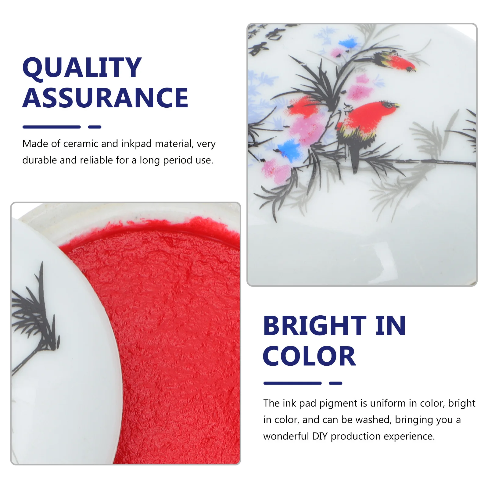 2Pcs Calligraphy Inkpad Zhu Sha Red Ink Paste High Quality Material Easy Clean Small Size Great Gift for Painting DIY Crafts
2Pcs Calligraphy Inkpad Zhu Sha Red Ink Paste High Quality Material Easy Clean Small Size Great Gift for Painting DIY Crafts