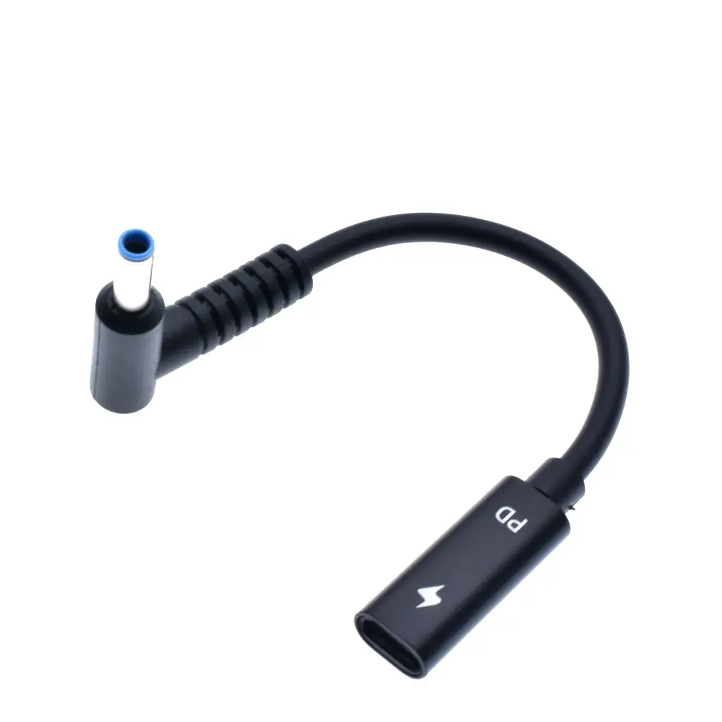 USB Type C Female to 4.5*3.0mm Male Dc Plug Converter Laptop Charging Cable Cord for Hp ProBook 430 G3 450 G3 455 G3 470 G3 440
USB Type C Female to 4.5*3.0mm Male Dc Plug Converter Laptop Charging Cable Cord for Hp ProBook 430 G3 450 G3 455 G3 470 G3 440