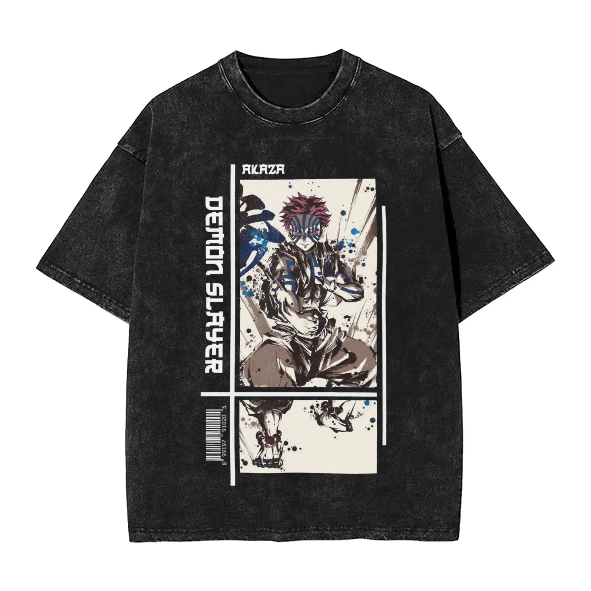 Harajuku Washed Shirt Anime Demon Slayer Akaza Outfit Vintage T Shirt Harajuku Streetwear Cotton Graphic Tops Tees
Harajuku Washed Shirt Anime Demon Slayer Akaza Outfit Vintage T Shirt Harajuku Streetwear Cotton Graphic Tops Tees