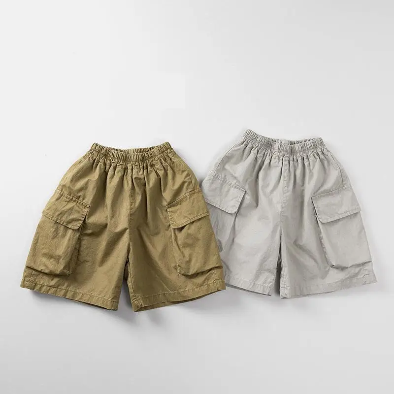 2025 Summer New Boys Cargo Shorts Cotton Vintage Children Casual Pants Thin Breathable Girls Shorts Big Pocket Kids Clothes
2025 Summer New Boys Cargo Shorts Cotton Vintage Children Casual Pants Thin Breathable Girls Shorts Big Pocket Kids Clothes