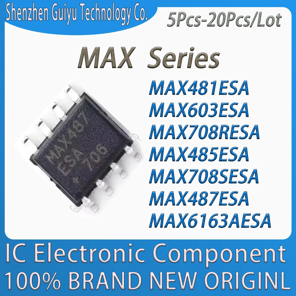 5Pcs-20Pcs/Lot MAX481ESA MAX603ESA MAX708RESA MAX485ESA MAX708SESA MAX487ESA MAX6163AESA MAX487 MAX708 MAX481 MAX SOIC-8 IC Chip
5Pcs-20Pcs/Lot MAX481ESA MAX603ESA MAX708RESA MAX485ESA MAX708SESA MAX487ESA MAX6163AESA MAX487 MAX708 MAX481 MAX SOIC-8 IC Chip