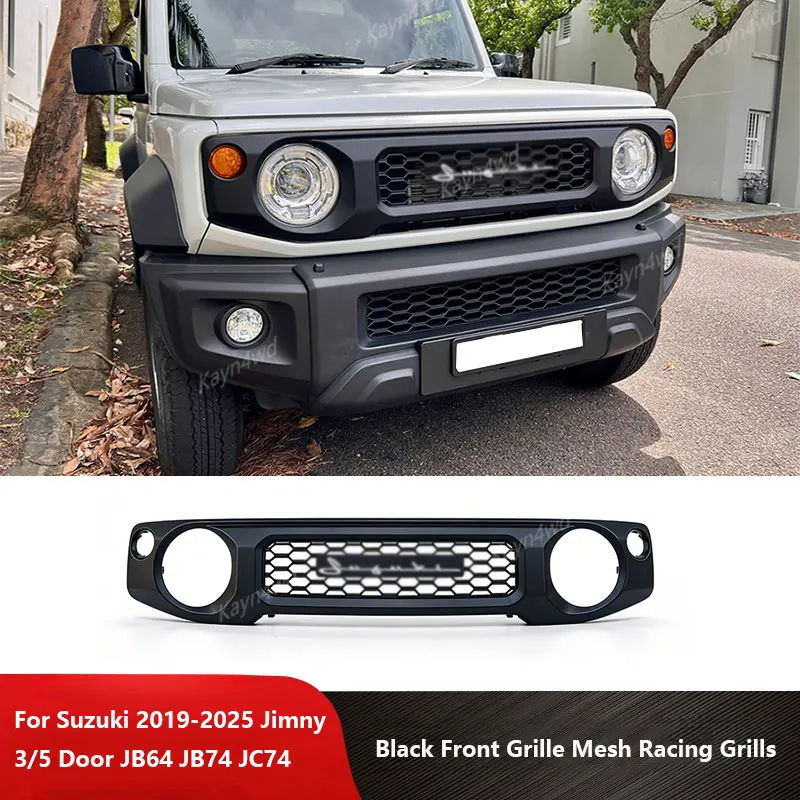 Off Road 4x4 Exterior Accessories Black Front Grille Mesh Racing Grills For Suzuki 3 Door 5 Door 2019-2025 Jimny JB64 JB74 JC74
Off Road 4x4 Exterior Accessories Black Front Grille Mesh Racing Grills For Suzuki 3 Door 5 Door 2019-2025 Jimny JB64 JB74 JC74