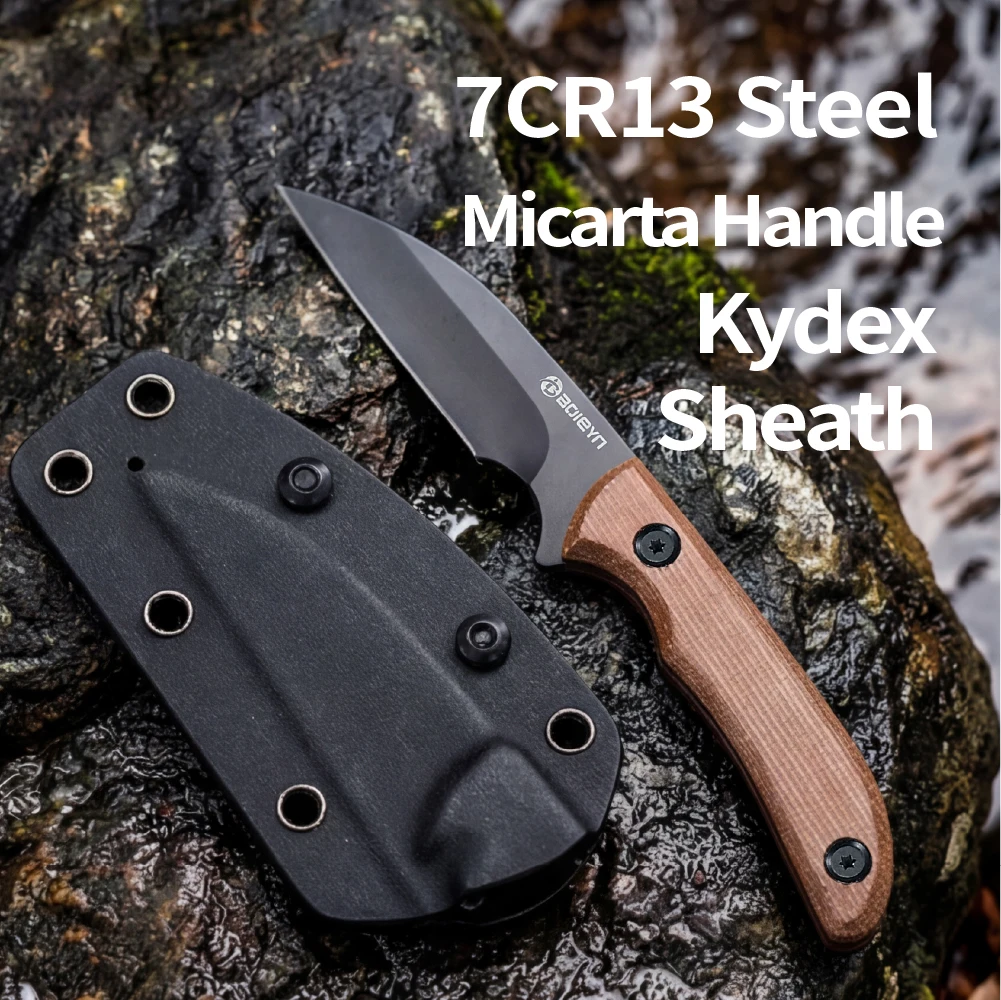 Нож с фиксированным лезвием для улицы, материал 7CR13, ручка из микарты, тактический инструмент для кемпинга и охоты, подходит для походов
Нож с фиксированным лезвием для улицы, материал 7CR13, ручка из микарты, тактический инструмент для кемпинга и охоты, подходит для походов