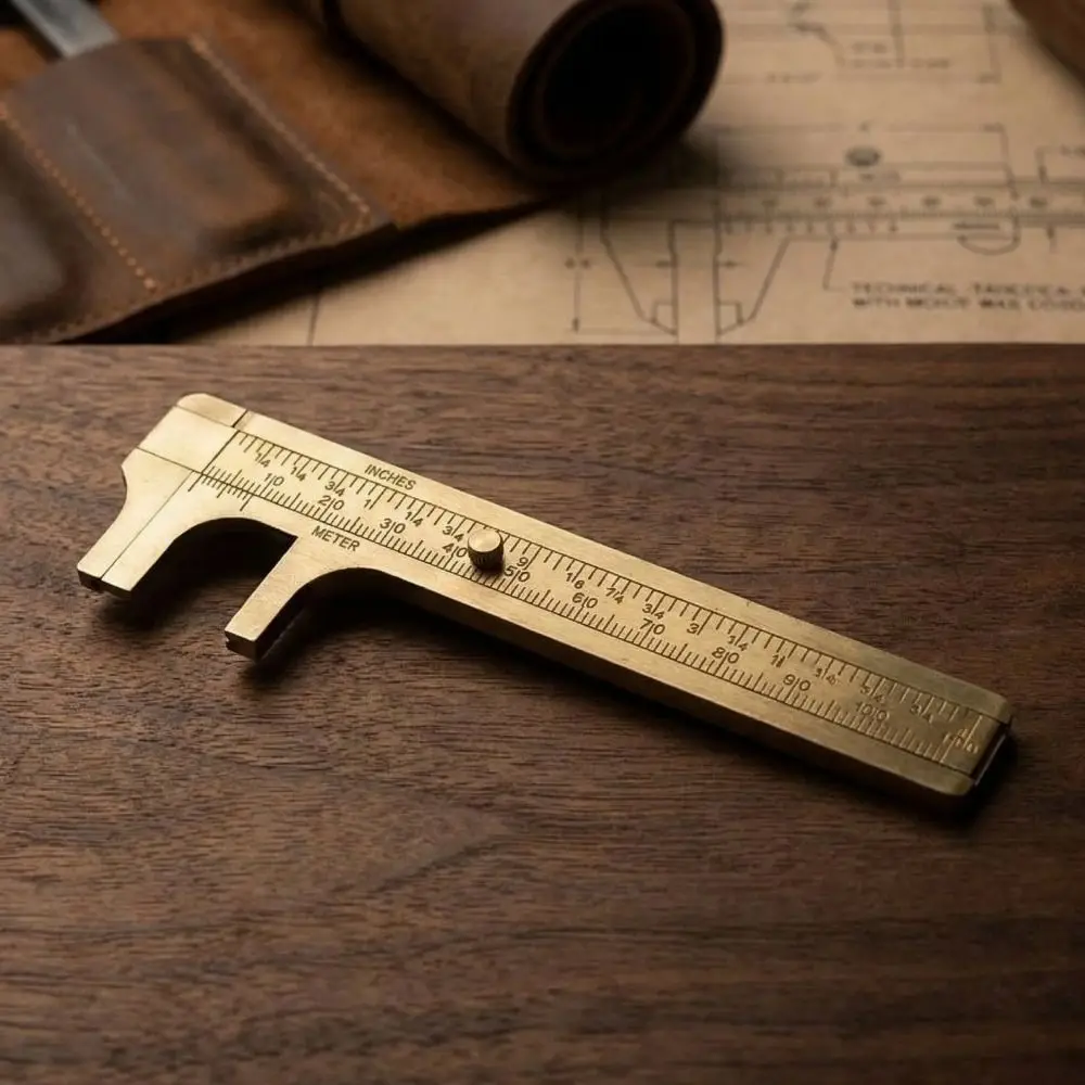 Double Scales Vernier Caliper MM Inch Metric Imperial Brass Caliper 0.02mm Accurate Brass Material Precision Measurement Tool
Double Scales Vernier Caliper MM Inch Metric Imperial Brass Caliper 0.02mm Accurate Brass Material Precision Measurement Tool