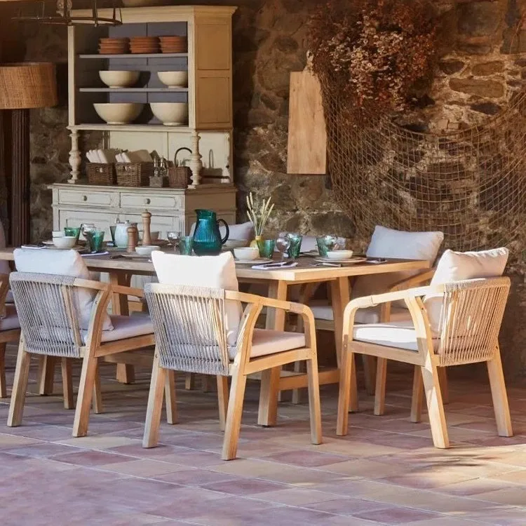 !@Customized Outdoor Teak Furniture Waterproof Sun-Proof Tables Chairs Rope Rattan for Courtyard Garden Cross-Border Availabilit
!@Customized Outdoor Teak Furniture Waterproof Sun-Proof Tables Chairs Rope Rattan for Courtyard Garden Cross-Border Availabilit