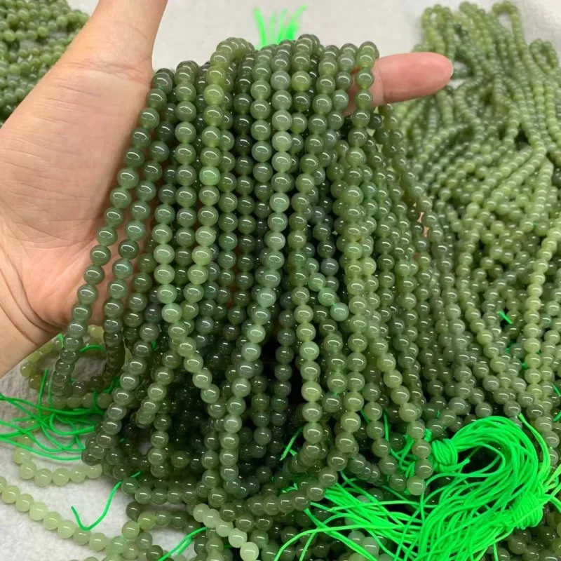 Natural Hetian Jade Bluish Yellow Mouth Material Diy Ornament Bracelet 108 Buddha Beads Women's Jewelry
Natural Hetian Jade Bluish Yellow Mouth Material Diy Ornament Bracelet 108 Buddha Beads Women's Jewelry