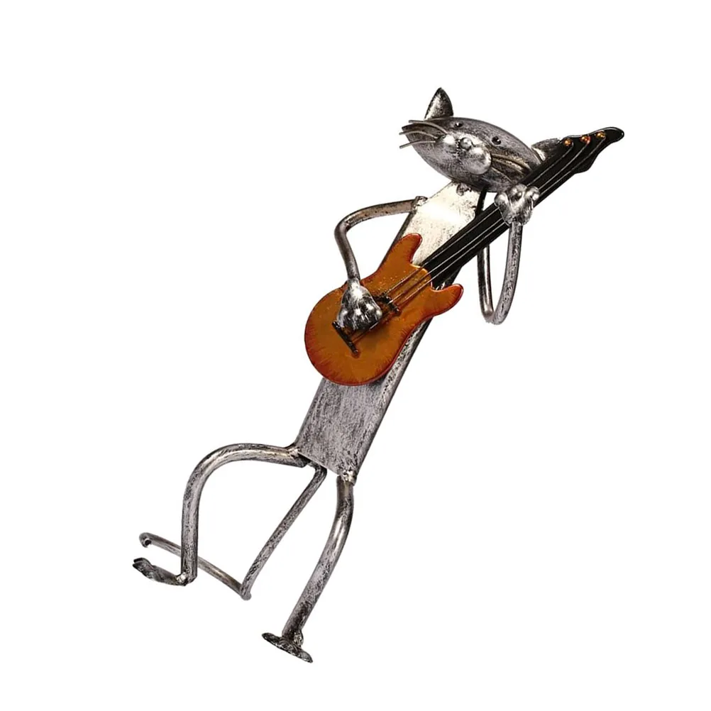 Orange Cat Ornament Wrought Iron Music Ornaments Guitar Figure Adornment Household
Orange Cat Ornament Wrought Iron Music Ornaments Guitar Figure Adornment Household