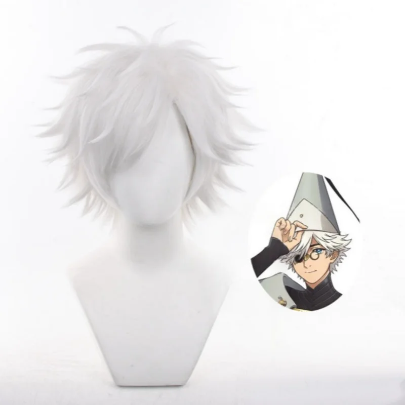 Anime Witch Hat Atelier Qifrey Kieffrey Cosplay Wig Halloween Cos Women Gray Short Hair Heat Resistant Fiber Hair + Wig Cap
Anime Witch Hat Atelier Qifrey Kieffrey Cosplay Wig Halloween Cos Women Gray Short Hair Heat Resistant Fiber Hair + Wig Cap