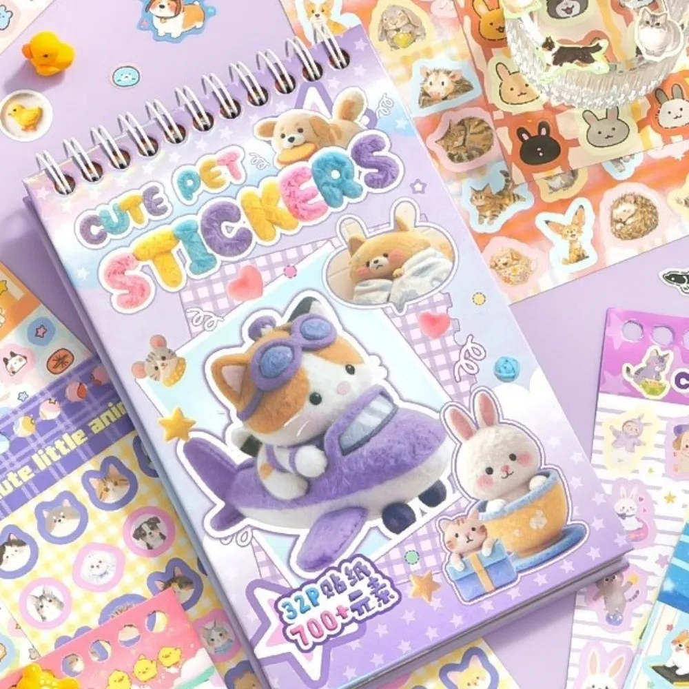 Graffiti Style Pet Sticker Collection 32 Sheets Pack Cute Pet Collection Die-Cut Sticker Book Small Pattern Design
Graffiti Style Pet Sticker Collection 32 Sheets Pack Cute Pet Collection Die-Cut Sticker Book Small Pattern Design