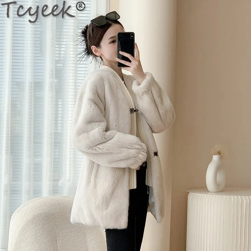 Natural Tcyeek Mink Fur Coat Women Belt Winter Women's Jacket 2024 Mid-long Whole Jackets Ladies Elegant Real Coats
Natural Tcyeek Mink Fur Coat Women Belt Winter Women's Jacket 2024 Mid-long Whole Jackets Ladies Elegant Real Coats