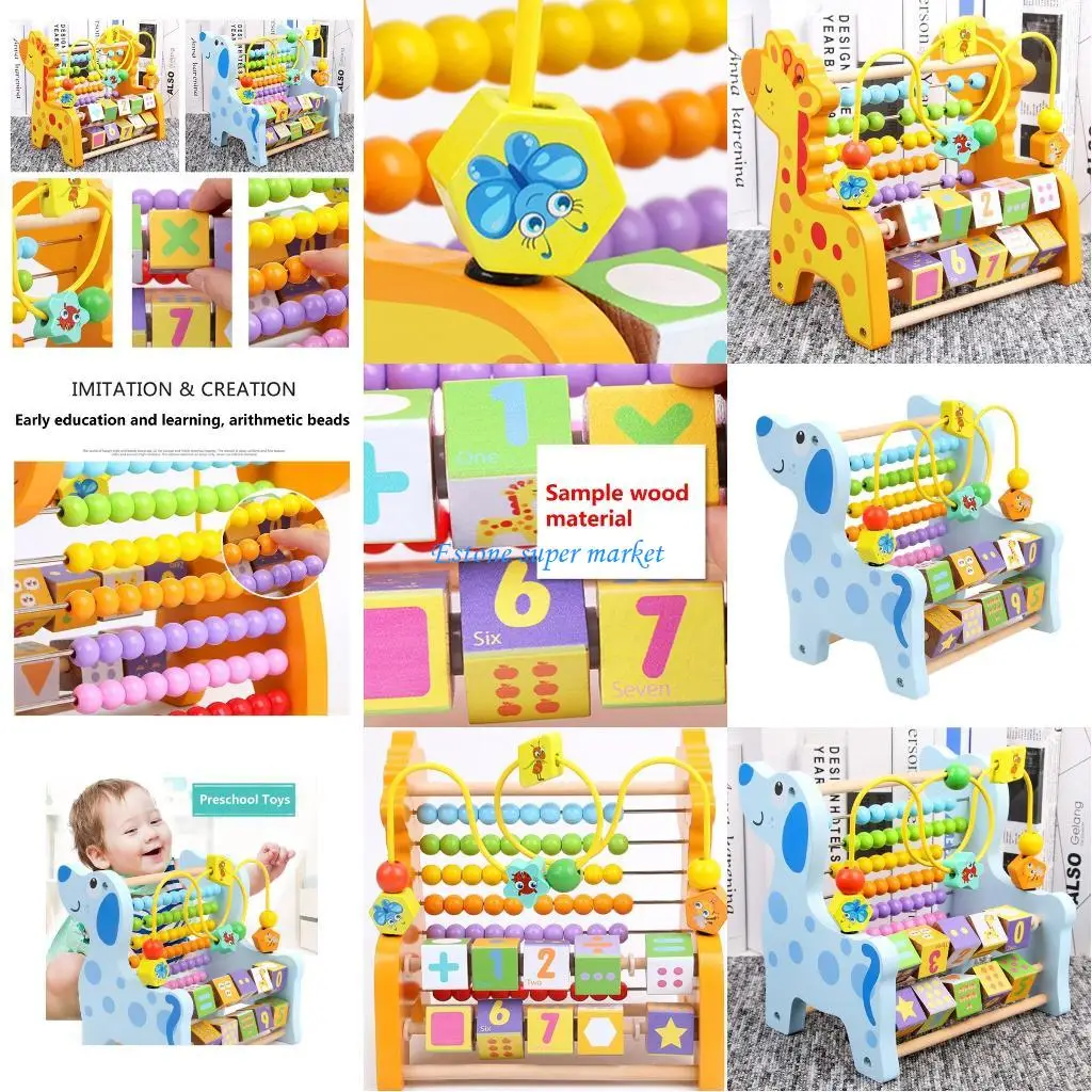 090B Children's Wooden Beads Educational Toy Training Supplies
090B Children's Wooden Beads Educational Toy Training Supplies