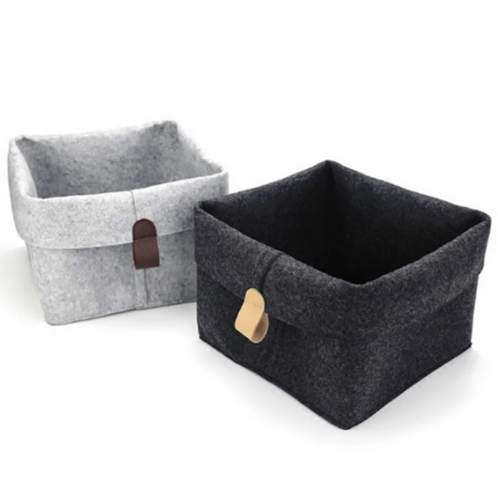 Multifunctional Felt Storage Baskets Eco-Friendly Household Organizer For Phone Magazines Black Desktop Basket Space Saving
Multifunctional Felt Storage Baskets Eco-Friendly Household Organizer For Phone Magazines Black Desktop Basket Space Saving