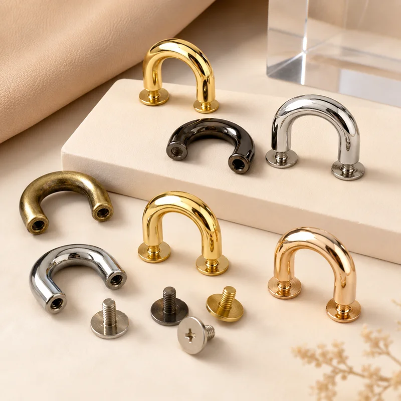 10/20/30Pcs 10-20mm Metal U Ring Buckles Detachable Bridge Screw Hooks for Handbag Strap Leather Craft DIY Hardware Accessories
10/20/30Pcs 10-20mm Metal U Ring Buckles Detachable Bridge Screw Hooks for Handbag Strap Leather Craft DIY Hardware Accessories