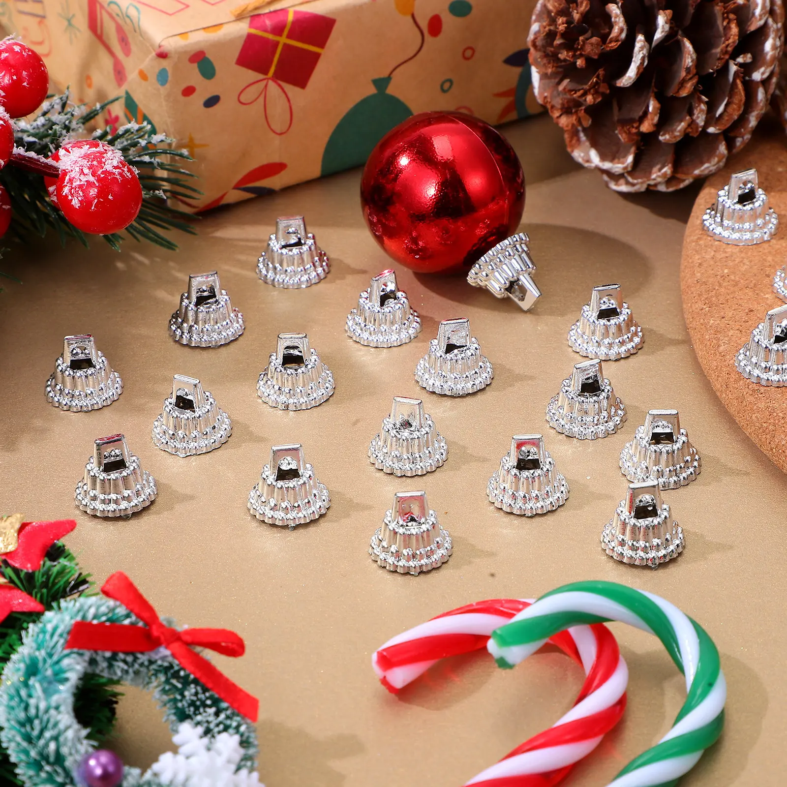 Колпачки-подвески для шаров, сменные украшения для рождественских елочных игрушек
Колпачки-подвески для шаров, сменные украшения для рождественских елочных игрушек