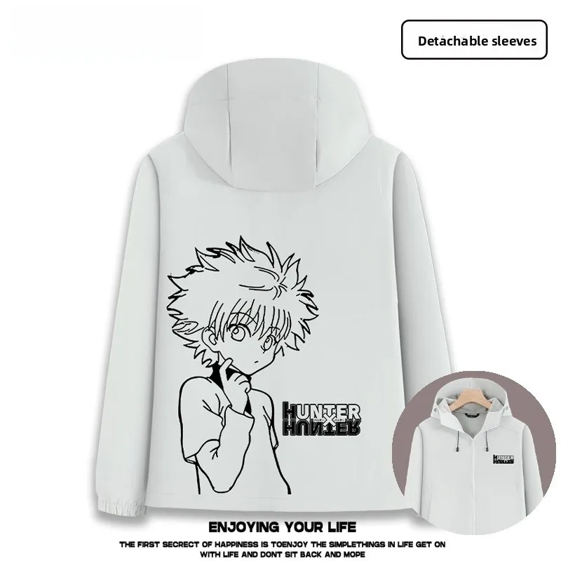 Мужская куртка X Anime Collaboration для осени и зимы, с отстегивающимися рукавами, мягкая, повседневная, на молнии
Мужская куртка X Anime Collaboration для осени и зимы, с отстегивающимися рукавами, мягкая, повседневная, на молнии