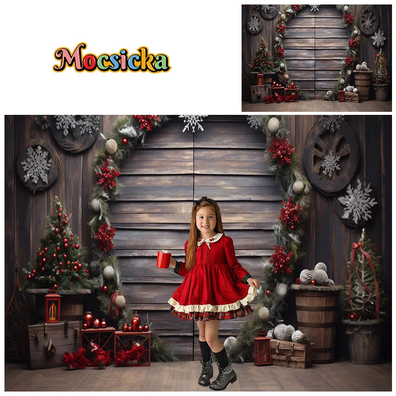 Mocsicka Christmas Photography Background New Year's Eve Birthday Party Wooden Board Xmas Tree Backdrop Kids Adult Portrait
Mocsicka Christmas Photography Background New Year's Eve Birthday Party Wooden Board Xmas Tree Backdrop Kids Adult Portrait