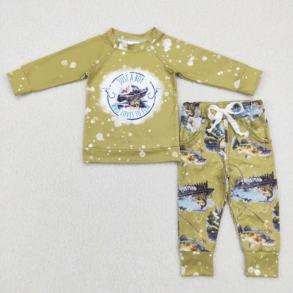 Wholesale Toddler Kids Fishing Outfit Baby Boy Long Sleeves Pullover T-shirt Children Pocket Pants Trousers Set Hunting Clothing
Wholesale Toddler Kids Fishing Outfit Baby Boy Long Sleeves Pullover T-shirt Children Pocket Pants Trousers Set Hunting Clothing
