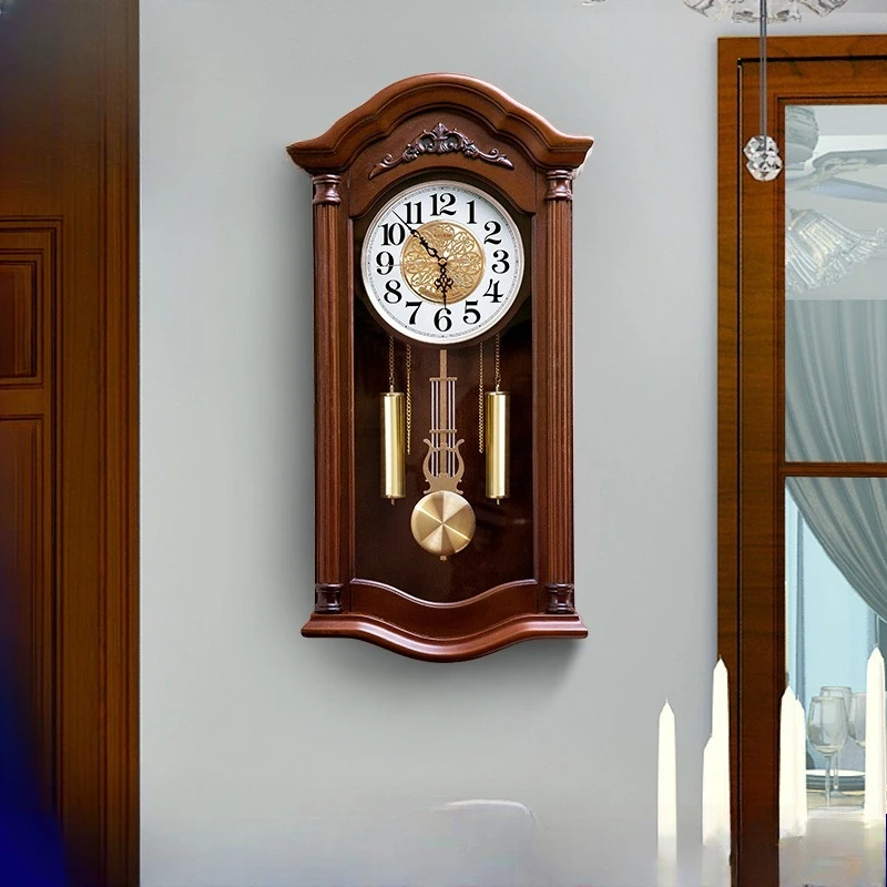 New Chinese classical timekeeping, solid wood wall clock, Japanese Lisheng old-fashioned
New Chinese classical timekeeping, solid wood wall clock, Japanese Lisheng old-fashioned